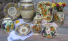 Foto di vasi e piatti decorati
